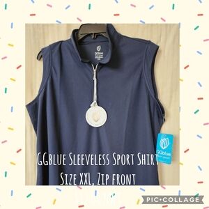 GGblue Sleeveless Sport Shirt